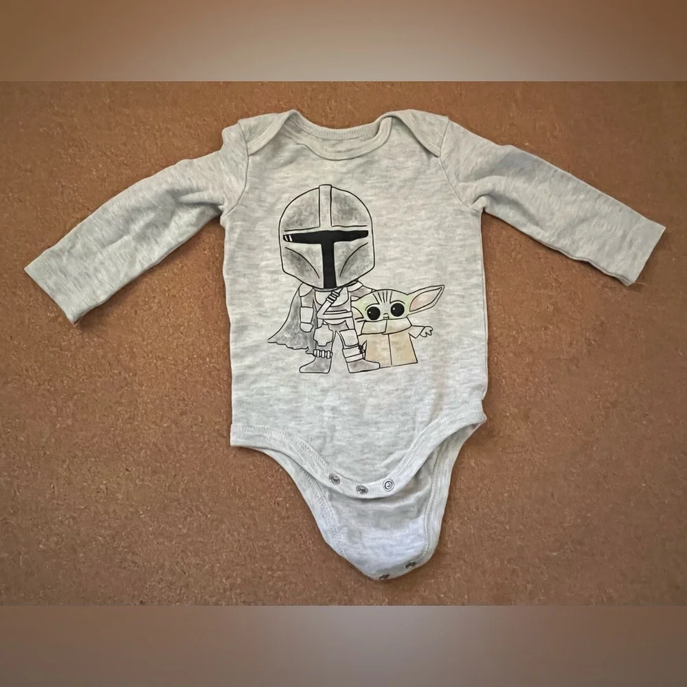 Star Wars Baby Yoda One Piece Set - Green, Gray, Camouflage - Picture 2 of 5